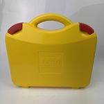 Lego - Vintage 2012 Lego Yellow Empty Storage Case - Travel Case with Dividers.