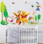 Removable Xtra Large WINNIE THE POOH Trees Wall Stickers Kids Baby Nursery Decor