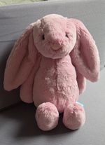 Jellycat Bashful Tulip Bunny BAS3BTPN Plush Soft Toy Pink White With Tags Medium