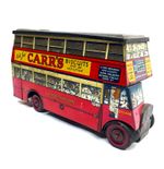 Antique Advertising Chad Valley Double Decker Bus Carr's Table Water Biscuit Tin