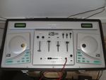 DJ Twin CD player. has speakers for home use. 