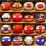 70 Styles 10Cm Country Ball Plush Toys Polandball Pendant Country Balls Republic