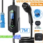 Type 2 EV Charger 7KW 32A 7M Home Electric Vehicle Charging Station with Bag UK