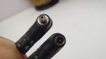 PC FLASH SYNC CABLE EXTENSION LEAD MALE FEMALE coiled  CORD vgc rsep