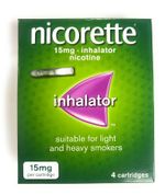 Nicorette Inhalator Starter Pack 15mg 4 Cartridges Smoking cessation