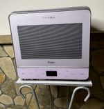 Whirlpool Max Mood Round Microwave with Crisp Function-MAX 38 Pink Used