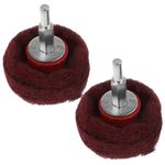 Red Durable Buffing Wheel Set for Drill Scrubber Cleaning Polishing Attachment