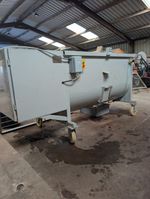 Heavy Duty 300kg Industrial Paddle Mixer + Inclined Conveyor – Hydraulic Dischar