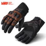 Motorcycle Biker Genuine Leather Vintage Riding Gloves Spring/Summer Breathable