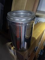 Nova SM 130mm Flue silver 250mm length 4571905N with Lock Band