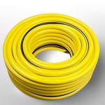 HoseFlo Premium Yellow Reinforced Garden Hose Pipe Range of Sizes 15 - 100 Metre