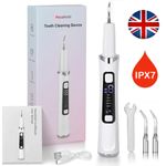 Powerful Ultrasonic Plaque Remover for Teeth Dental Tooth Cleaner - with 5 Modes