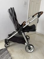 Mamas & Papas Flip Xt2 Fossil Grey  Pushchair/Stroller/Carrycot with footmuff 
