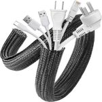 1M 3M 5M Cable Tidy Sleeves Wire Covers for Computer, TV, Home, Office UK
