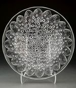 Lalique France Roscoff Koi Fish Bubbles French Crystal Centerpiece