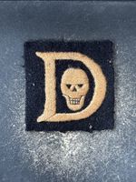 British Commando “D” Troop , No 3 Commando Woven Cloth Insignia.