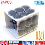 24PCS 6MM COMBINATION TYRE WIRED MUSHROOM PUNCTURE REPAIR PLUG PATCHES