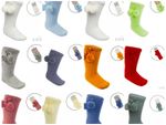 Baby Socks Knee High Boys Girls Infant Pom Pom Socks Spanish Style 0-24 Months