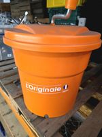 Dynamic Manual Salad Spinner - Orange Plastic - Capacity 20Ltr - 43x46.3cm