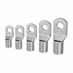 2.5mm² - 185mm² Cable Tinned Copper Tube Terminals Crimp Cable Lug Ring Eyelets