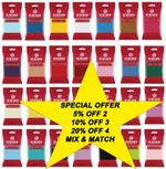 250g 500g 1kg 2.5kg RENSHAW Ready To Roll Icing Sugarpaste Fondant Mix & Match