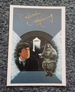 DOCTOR WHO DEBORAH WATLING signed Web of Fear Virgin Book Postcard Picture