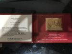1981 Royal Wedding Gold Stamp:  Charles & Diana Isle of Staffa – 30mg 23ct Gold