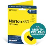 Norton 360 Deluxe Antivirus 2026 VPN 5 Devices 15 MONTHS 5 Minute Delivery