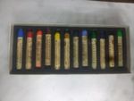 12 Sennelier Oil Pastels Used Good Condition With Box 12 Introductory Colours
