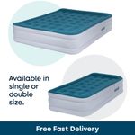 airzzZ Self Inflating Blow Up Air Bed Built In Pump Inflatable Airbed Mattress