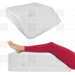 Large Leg Raise Wedge Pillow Swollen Leg Knee Support Bed Back Cushion Foam