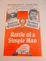 Barbara Windsor Geoffrey Hughes Rattle Of A Simple Man Theatre Flyer 1984