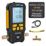 Digital Vacuum Gauge A/C HVAC Vacuum Pressure Leak Detection Evacuation Mode