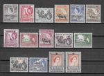 KENYA, UGANDA & TANGANYIKA 1954/59 SG 167/180 , 180a MINT