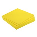 EVA Foam Sheets Yellow 9.8 Inch x 9.8 Inch 7mm Thick Crafts Foam Sheets 6Pcs