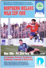 NORTHERN IRELAND MILK CUP 1999 programme 116 pages - incl West Ham, Newcastle ++