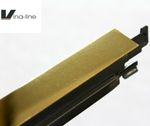 Pack of 10 Polished Gold 1200 Cross Tee Aluminium Suspended Ceiling Tiles Grid 