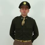 Replica US Army and Air Force Officers OD 51 dress shirt in Gabardine by Kay ...