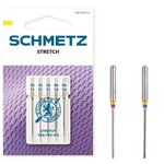 SCHMETZ Machine Needles - Stretch  - ASSTD - Haberdashery, Stretch (Pack of 5)