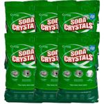 6 x 1kg DRI PAK SODA CRYSTALS MULTI PURPOSE CLEANER LAUNDRY AID WATER SOFTENER