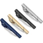 Mens Tie Clips for men Stainless Steel Luxury Tie Clip Tie Bar Wedding Tie Pin