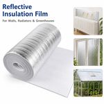 5/10M Lino Underlay Insulation & Acoustic Aluminum Foil Foam Vinyl Radiator Film
