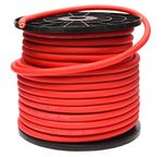 4 GAUGE OFC RED 25mm²  POWER CABLE 4 AWG OXYGEN FREE COPPER PER METRE