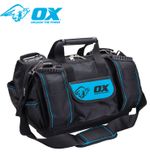 OX Tools OX-P261645 Pro Super Open Mouth Zipper Black/Blue Tool Bag