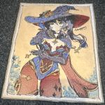Embroidered Fabric Panel Anime Mona Megistus, the Hydro A4