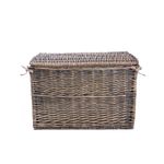 Wickerfield Bronze Wicker Large Storage Hamper Chest Trunk/Basket/Toy Box/Gift