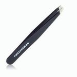 Tweezerman Black Full Slant Stainless Steel Slant Tweezer Free Ship