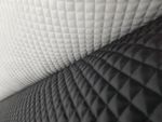 Small BOX Design Waterproof Quilted Fabric 4oz Endless Uses. Sold by the Metre