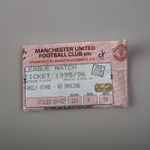 1994/95 Manchester United Match Season Ticket Stub Used Rare 