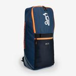 2026 Kookaburra Cricket D6500 Junior Duffle Bag Navy/Orange Size 70 x 28 x 24cm